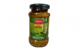 Mannat Pickle Green Chilli   Glass Jar  400 grams
